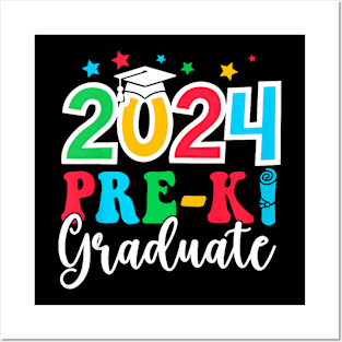 Kids Pre K Graduate 2024 Preschool Graduation Class Of 2024 Kids Posters and Art